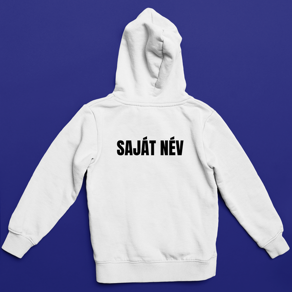BBME – Harcművészek Kapucnis unixes pulóver - Saját névvel