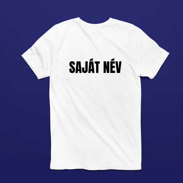 BBME – Harcművészek Unisex póló - Saját névvel