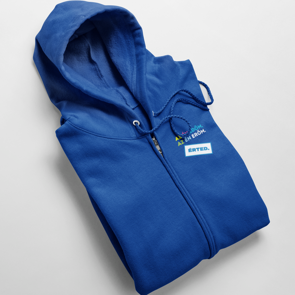 AOSZ - Unisex cipzáras pulóver - Az én időm, az én erőm