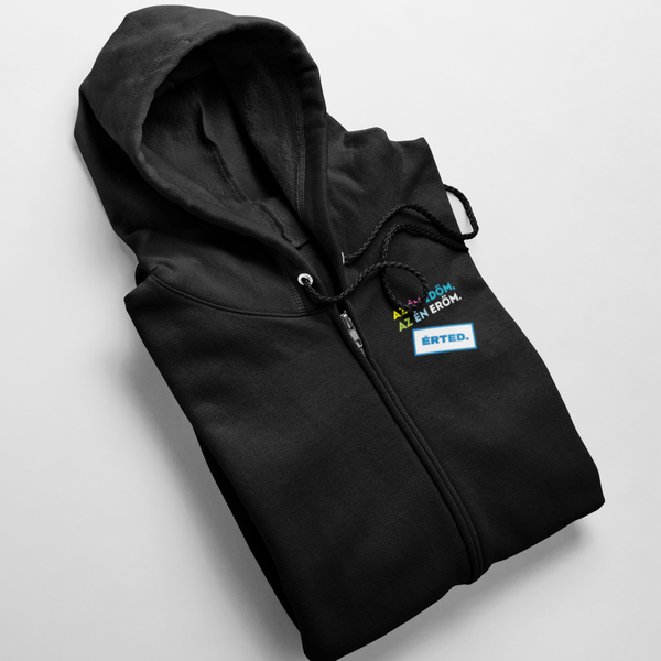 AOSZ - Unisex cipzáras pulóver - Az én időm, az én erőm