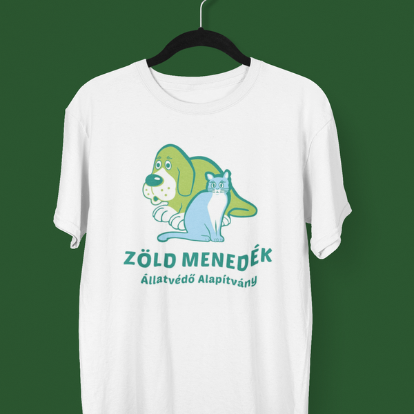 Zöld Menedék logó póló